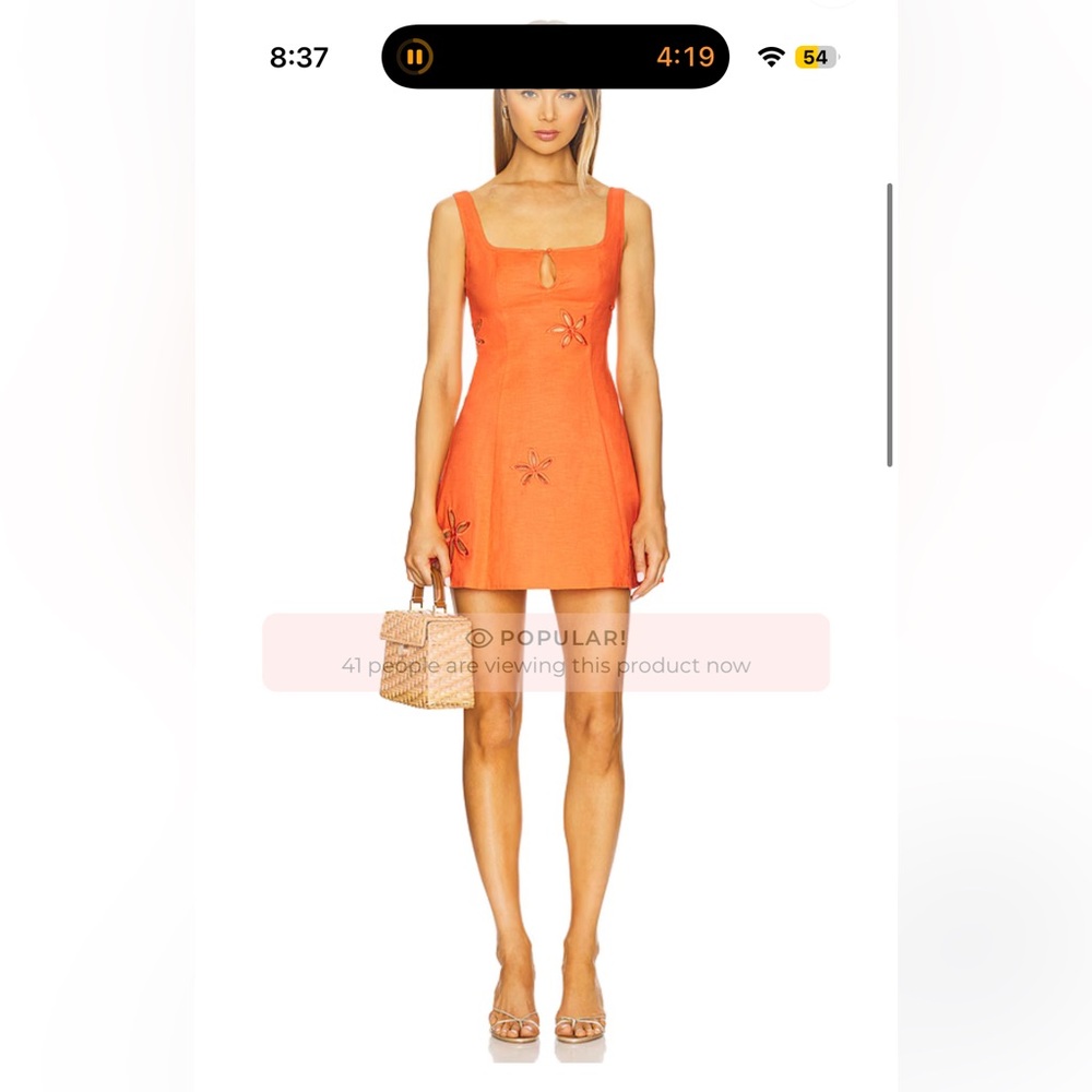 SNDYS Cut out dress
